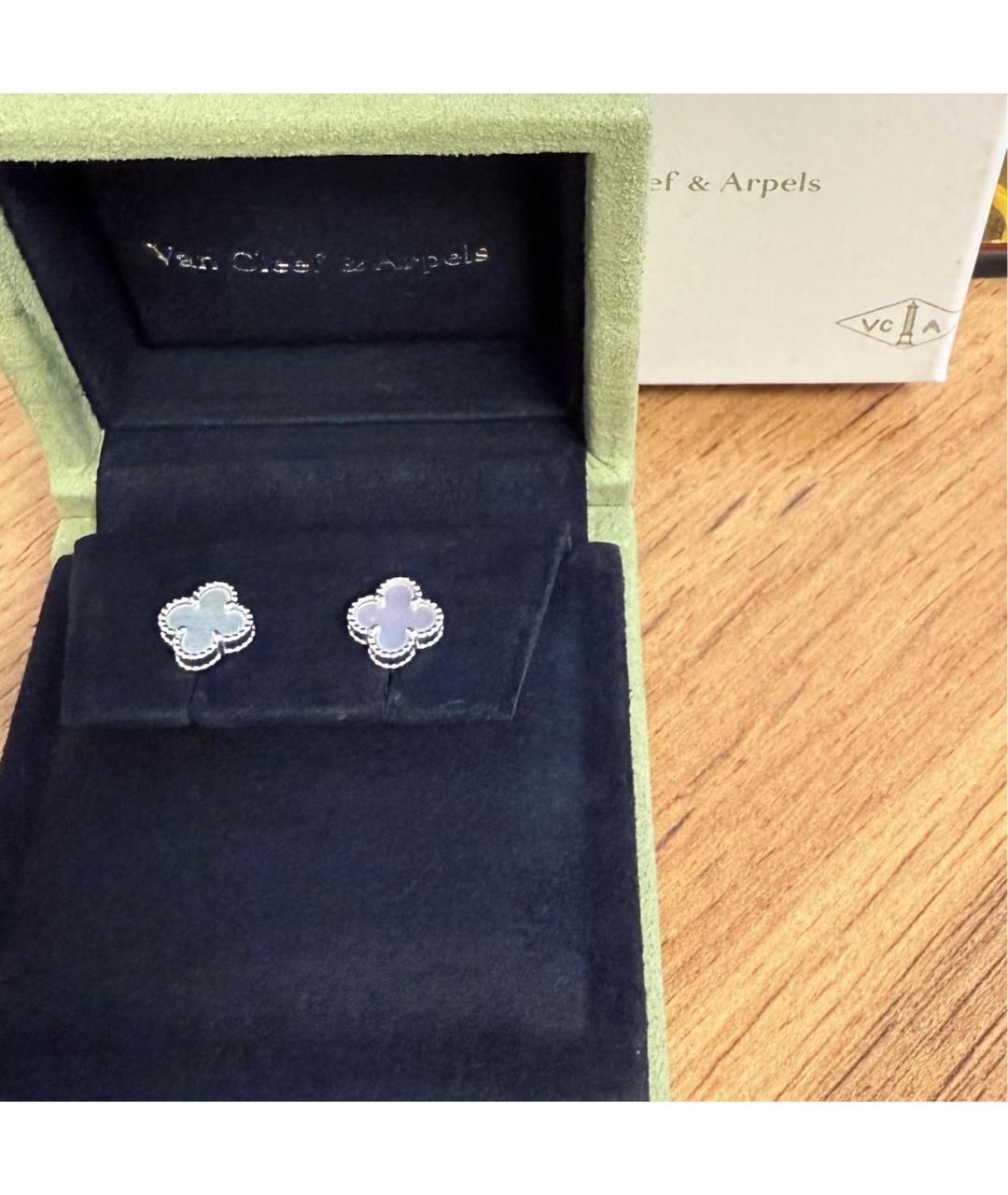 VAN CLEEF & ARPELS Белые серьги из белого золота, фото 2