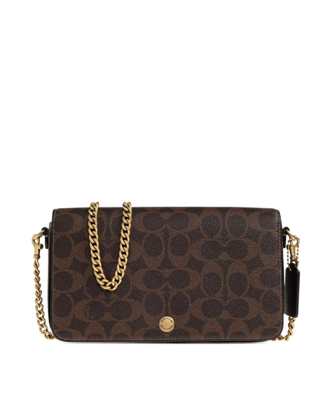 COACH Коричневая сумка через плечо, фото 1