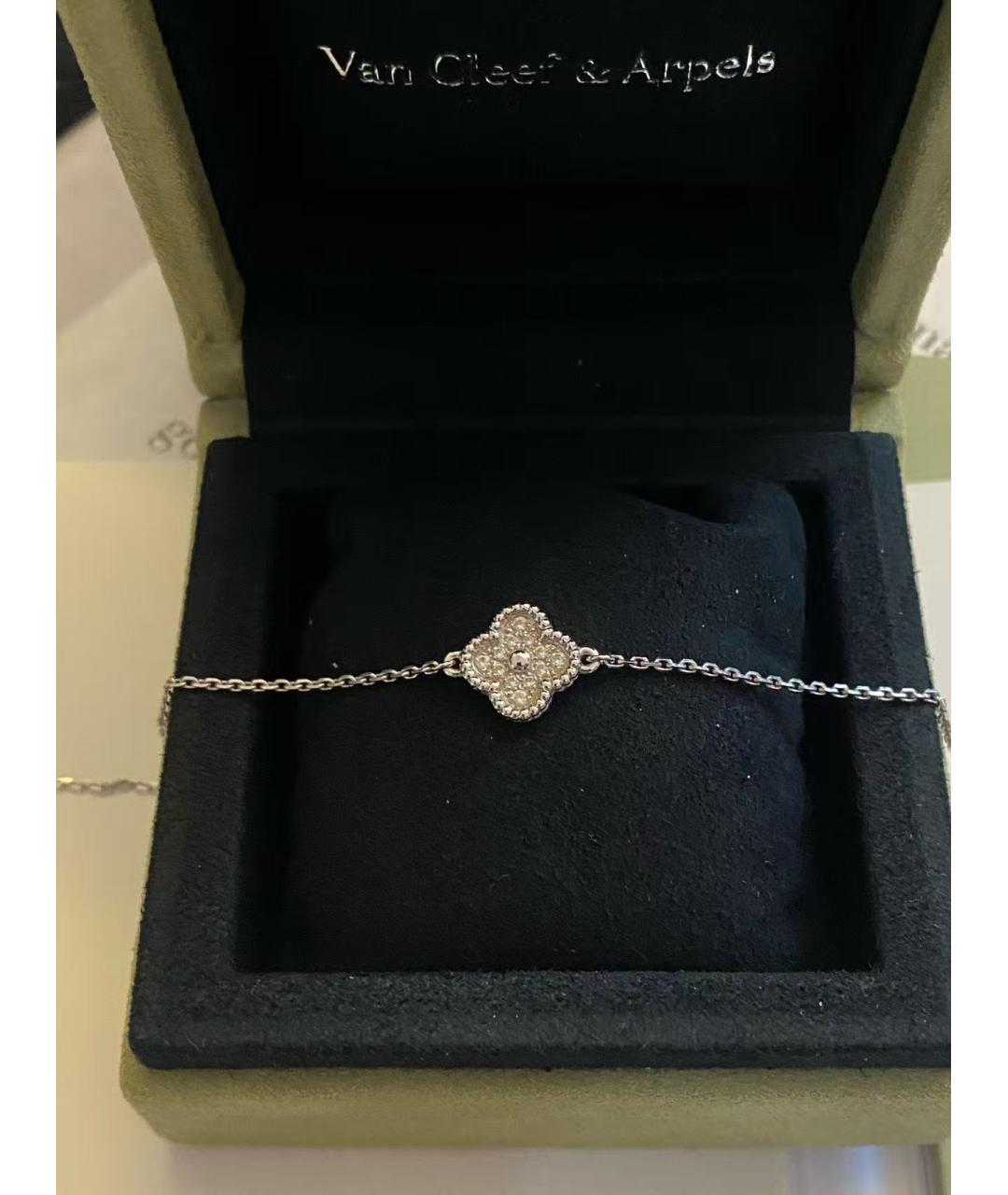 VAN CLEEF & ARPELS Серебрянный браслет из белого золота, фото 2