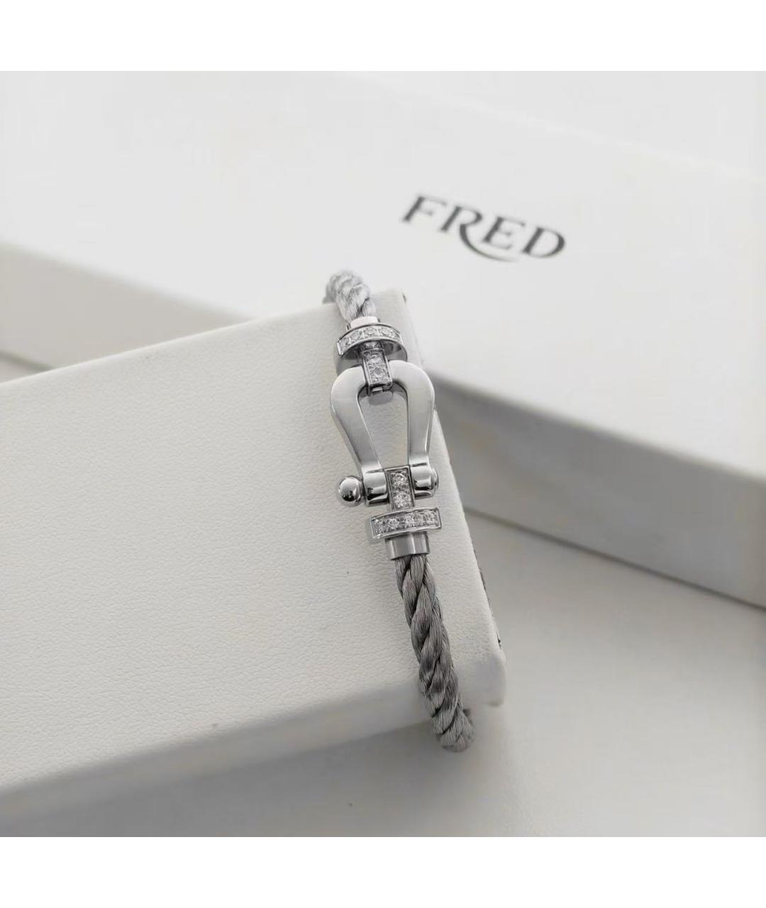 FRED Серебрянный браслет из белого золота, фото 4
