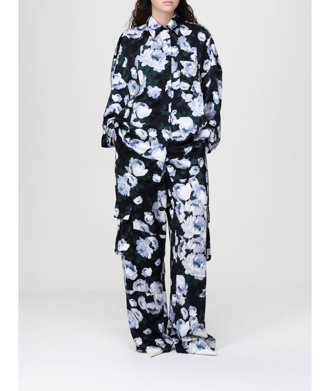 STELLA MCCARTNEY Мульти вискозные прямые брюки, фото 3