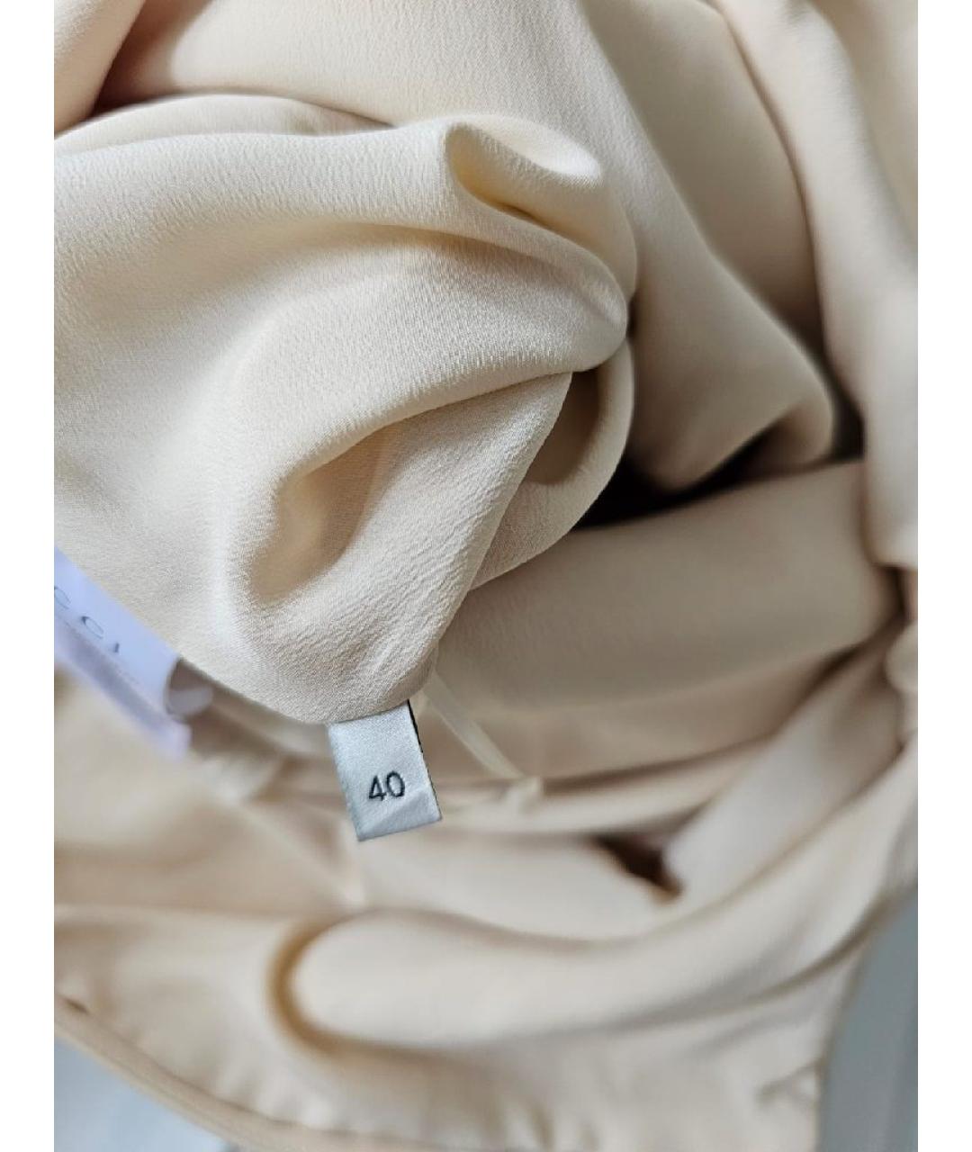 GUCCI Бежевое повседневное платье, фото 5