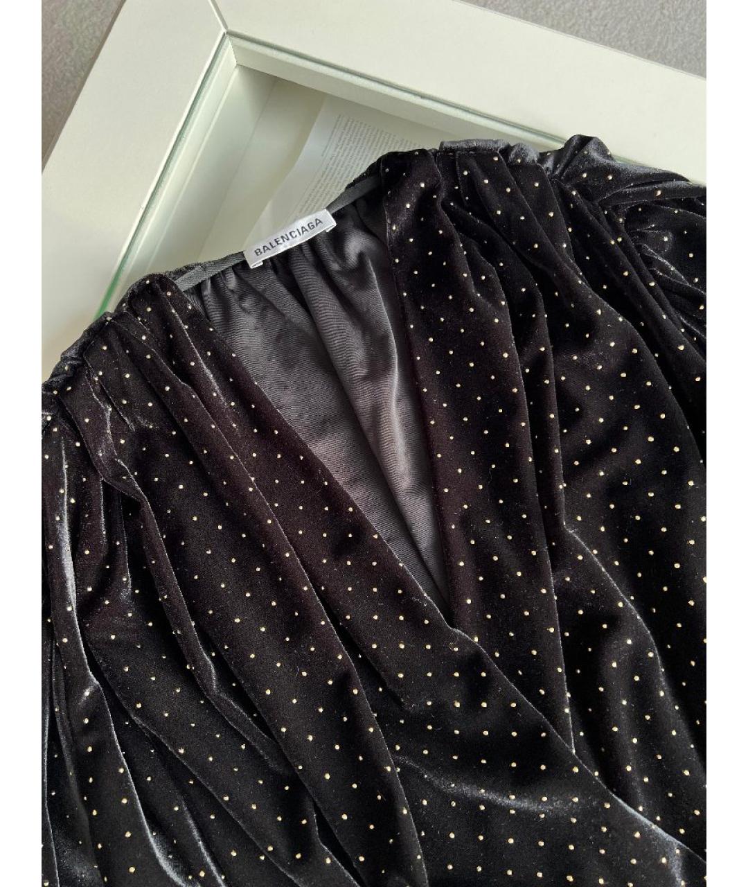 BALENCIAGA Черное повседневное платье, фото 6