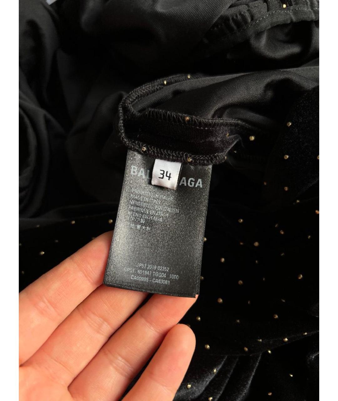 BALENCIAGA Черное повседневное платье, фото 5