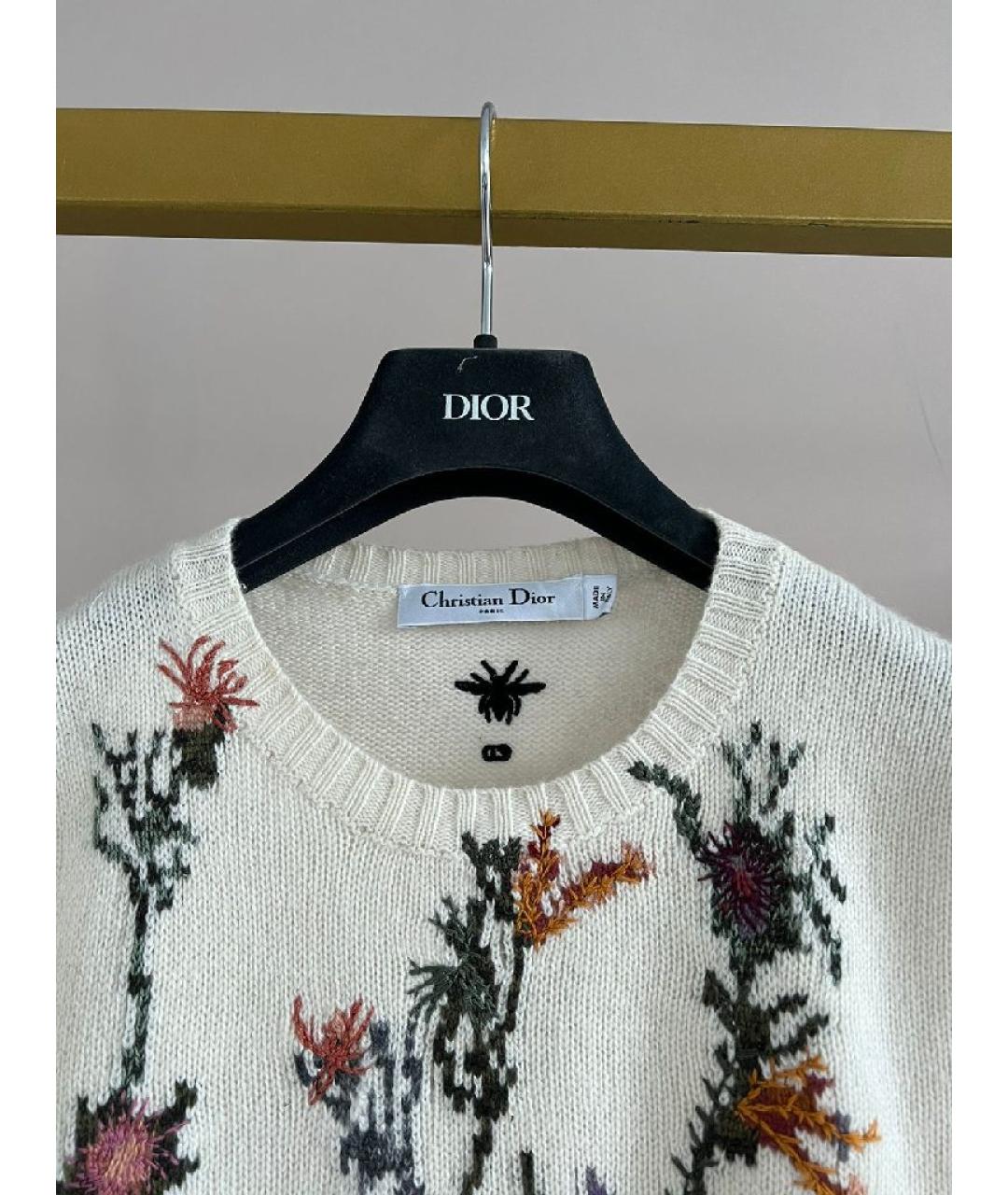 CHRISTIAN DIOR Бежевый замшевый джемпер / свитер, фото 2