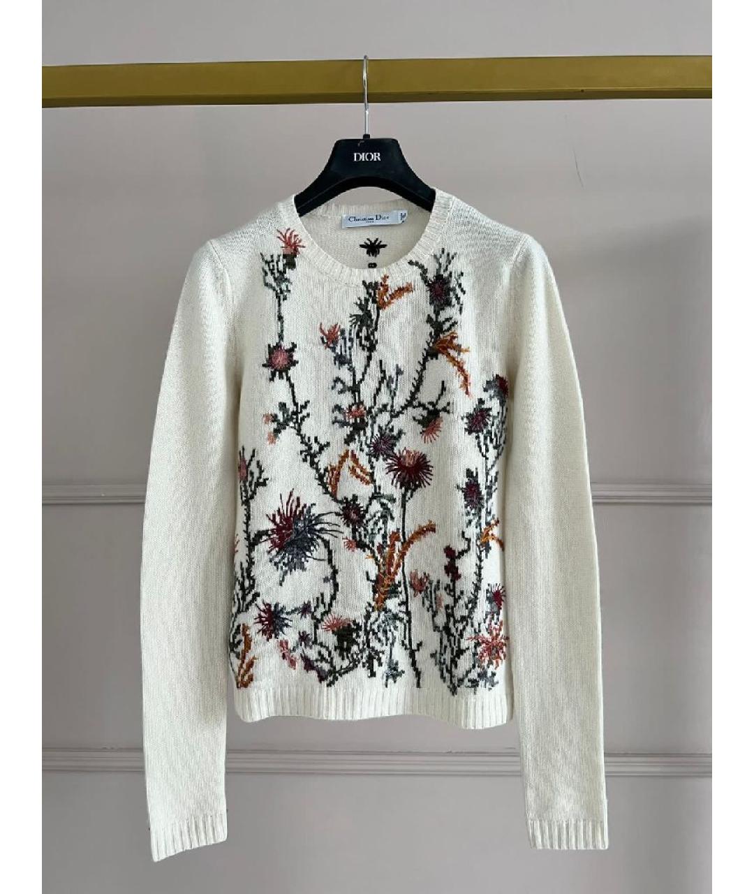 CHRISTIAN DIOR Бежевый замшевый джемпер / свитер, фото 7