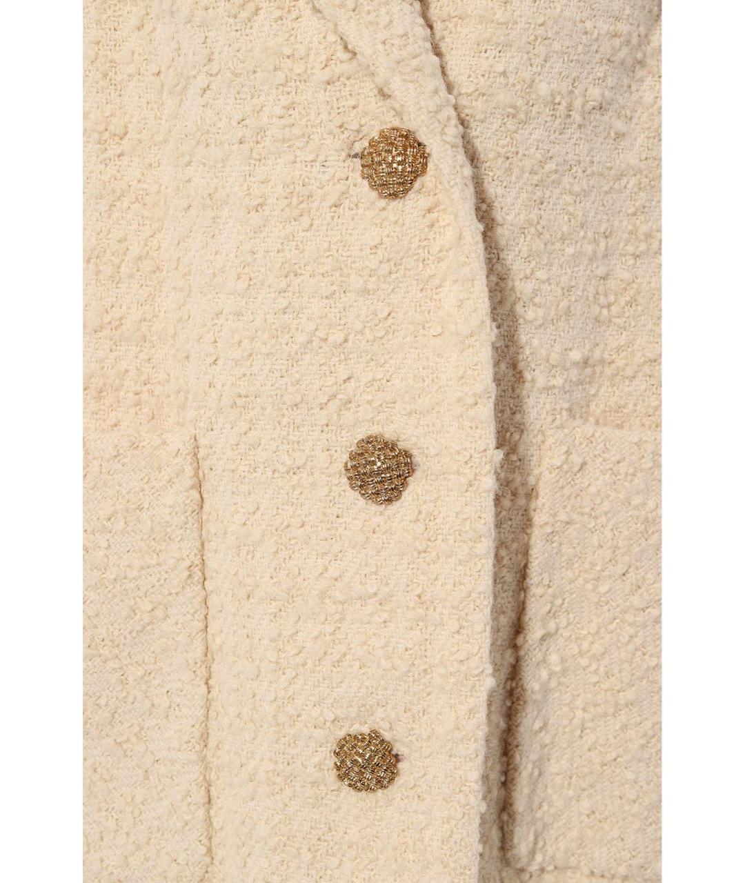 GUCCI Бежевое шерстяное пальто, фото 4