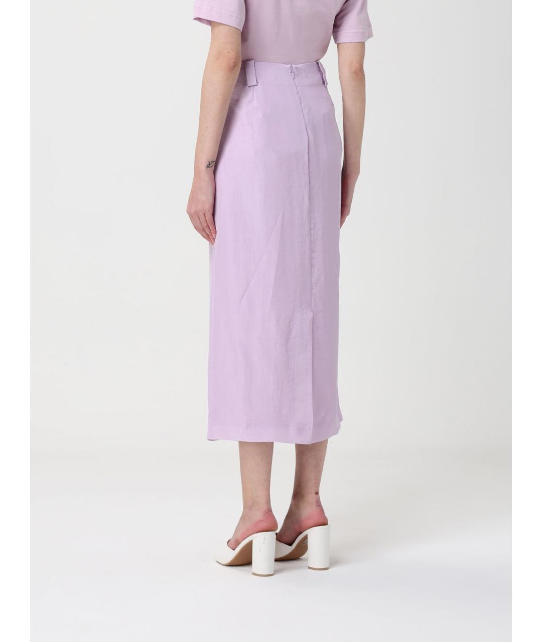 FABIANA FILIPPI Фиолетовая юбка миди, фото 2