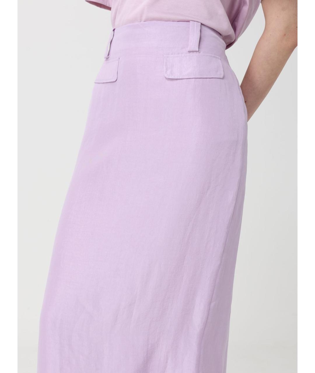 FABIANA FILIPPI Фиолетовая юбка миди, фото 3