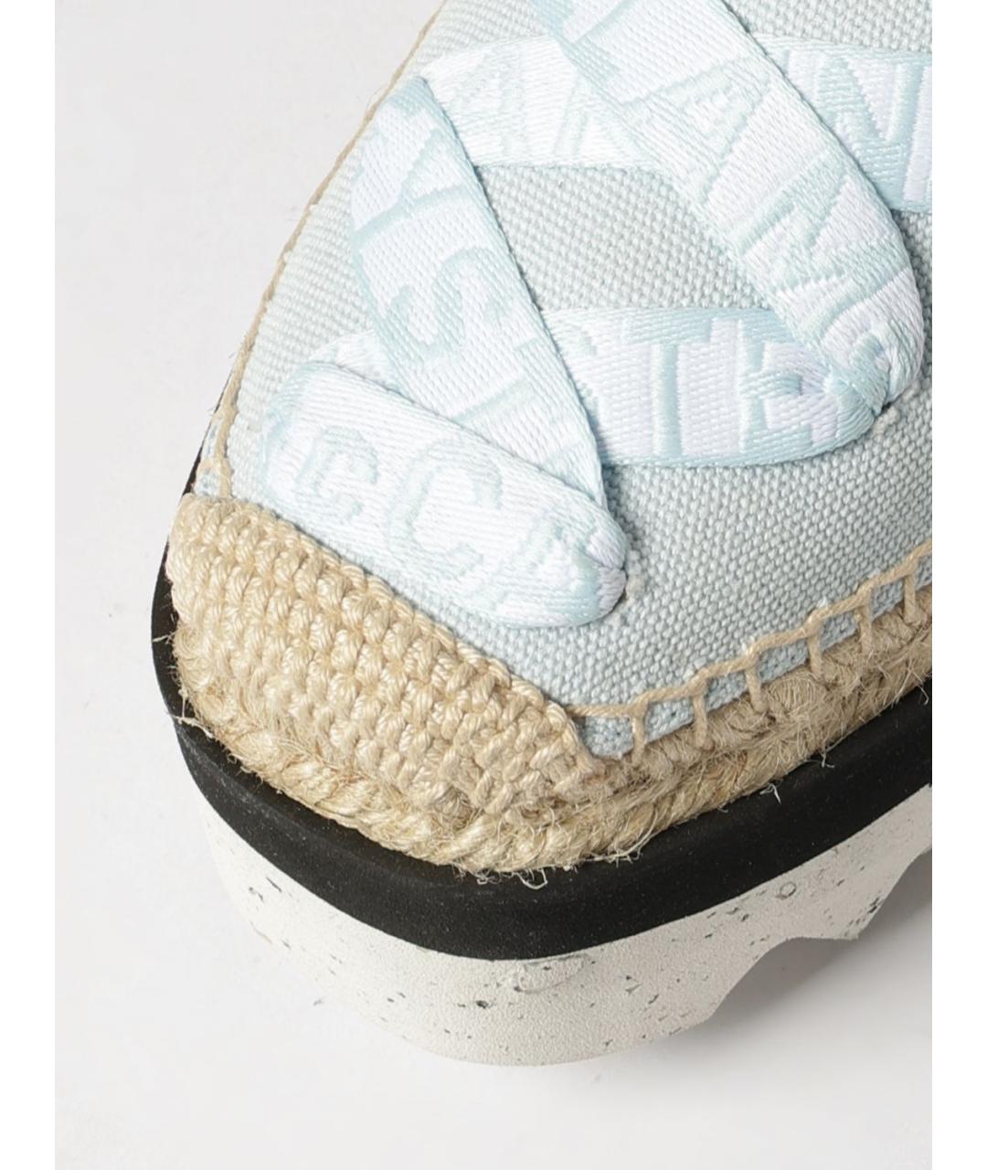 STELLA MCCARTNEY Голубые текстильные эспадрильи, фото 4