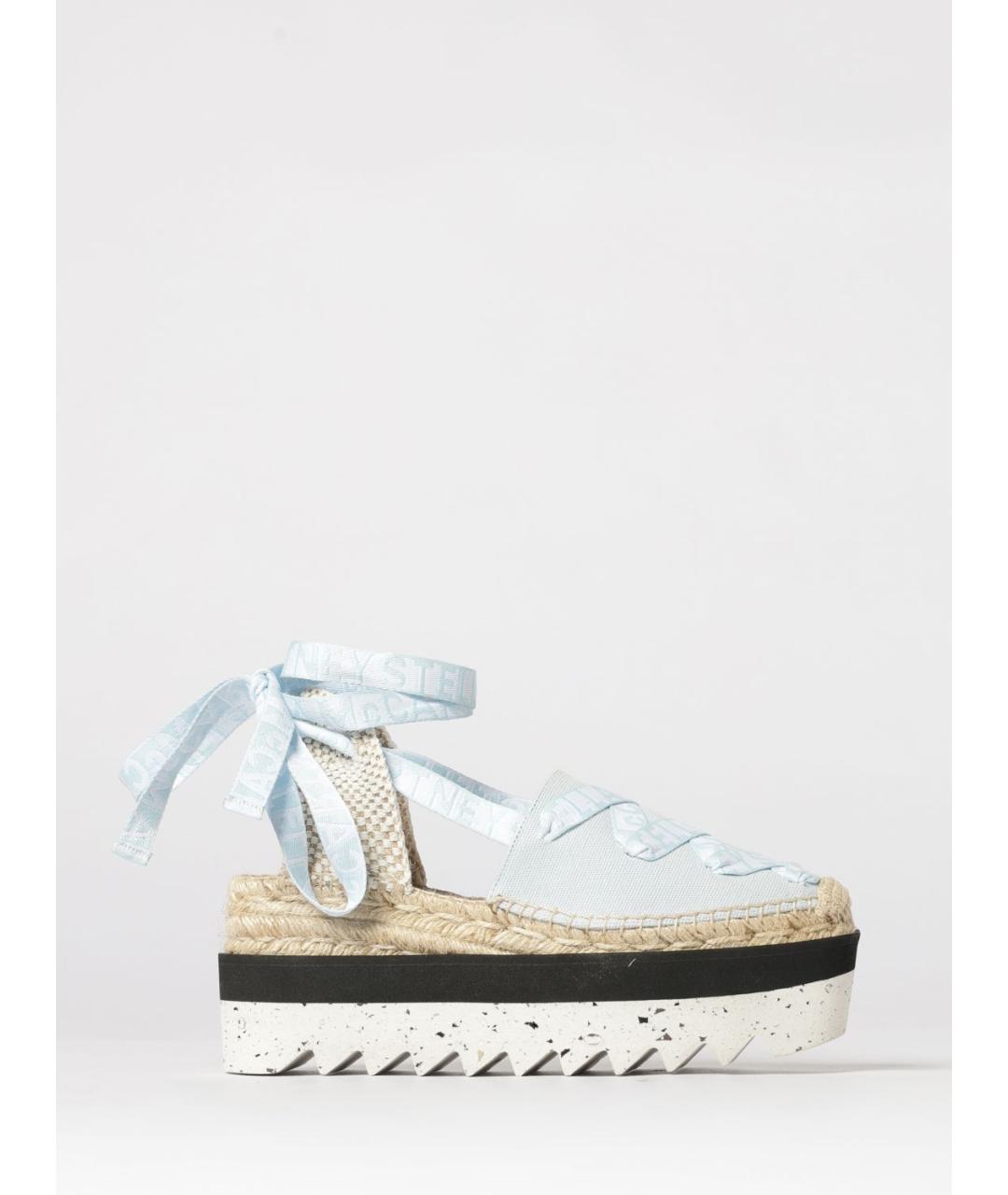 STELLA MCCARTNEY Голубые текстильные эспадрильи, фото 5