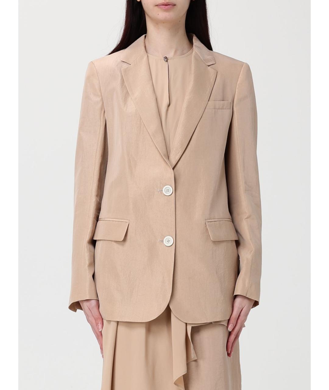 FABIANA FILIPPI Бежевый жакет/пиджак, фото 6