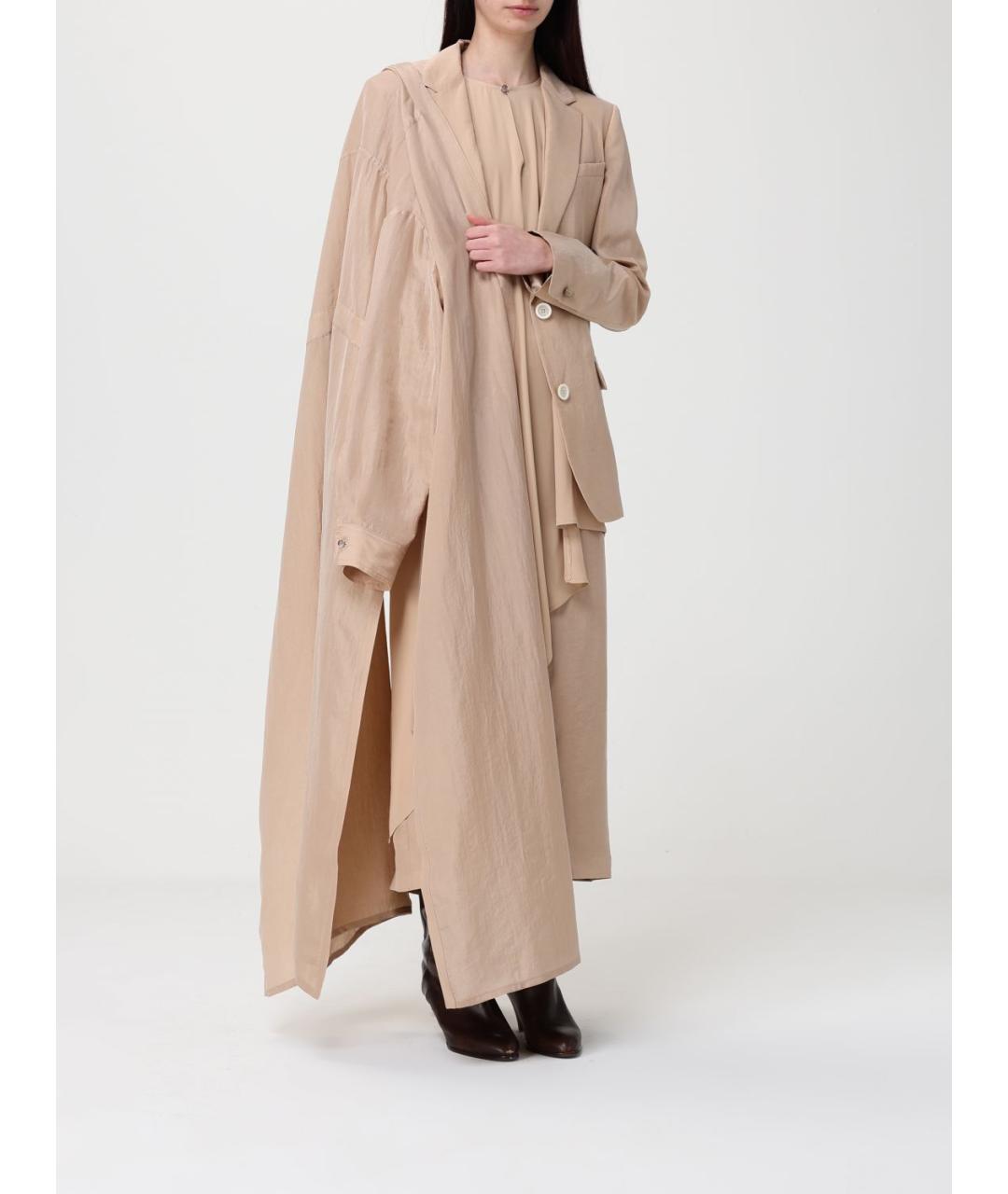 FABIANA FILIPPI Бежевый жакет/пиджак, фото 2