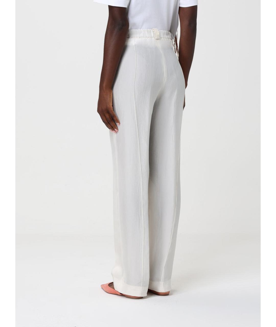 FABIANA FILIPPI Бежевые прямые брюки, фото 2