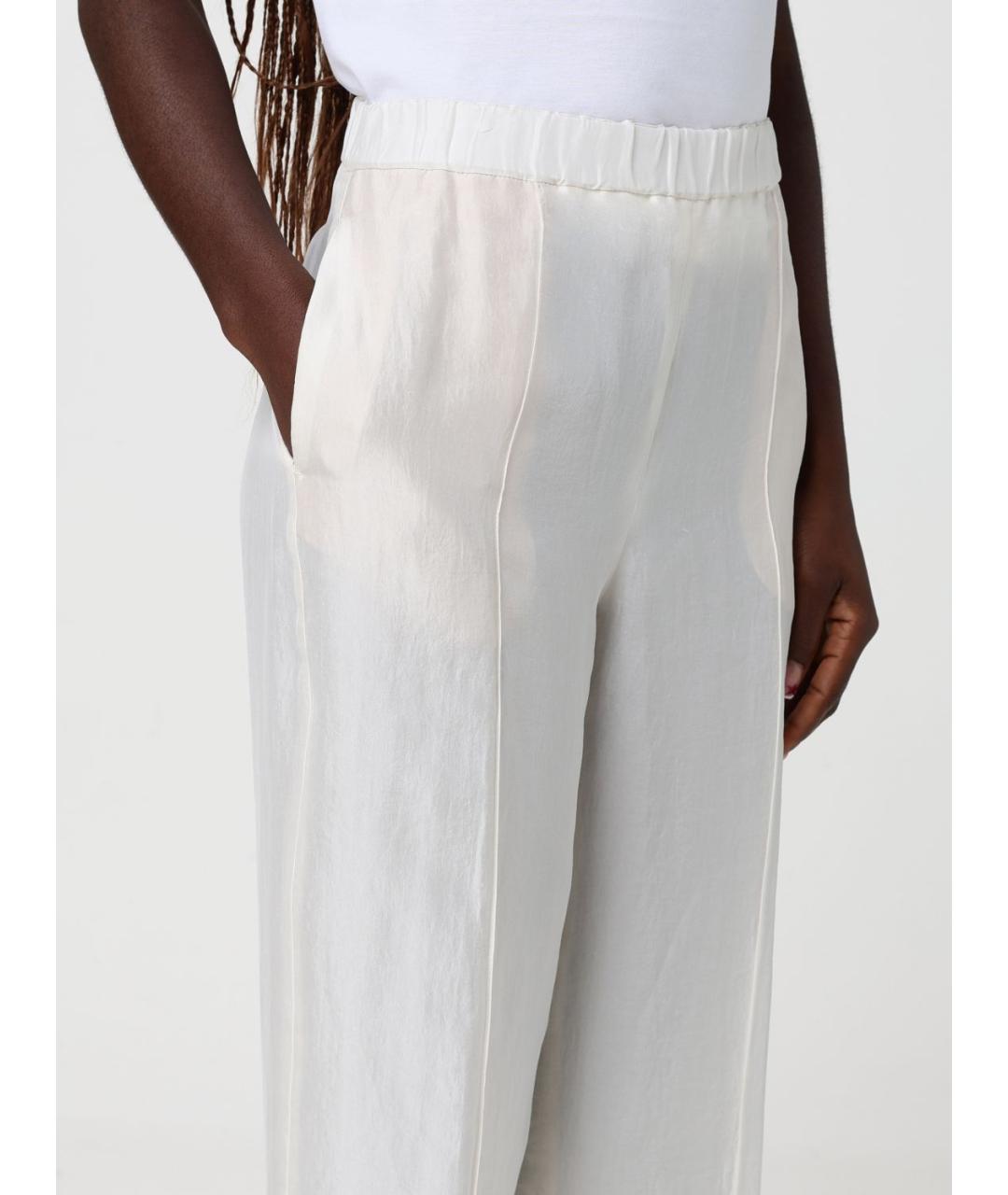 FABIANA FILIPPI Бежевые прямые брюки, фото 3