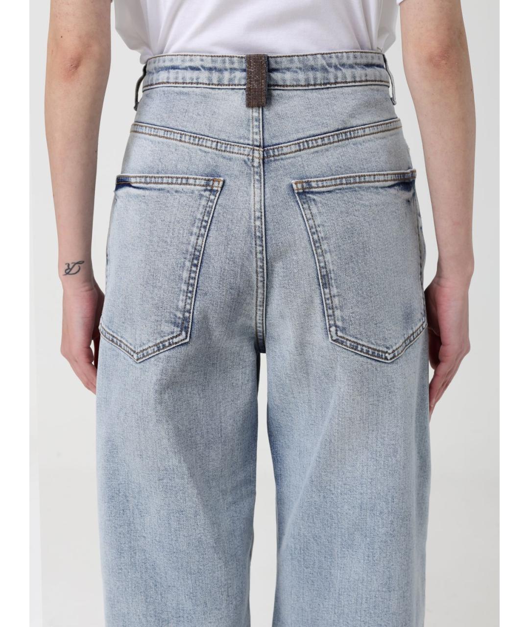 FABIANA FILIPPI Хлопковые прямые джинсы, фото 3