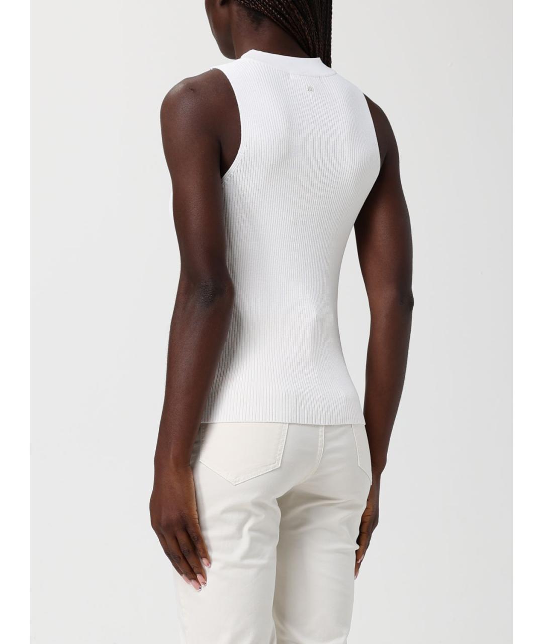 ARMANI EXCHANGE Белая вискозная майка, фото 2