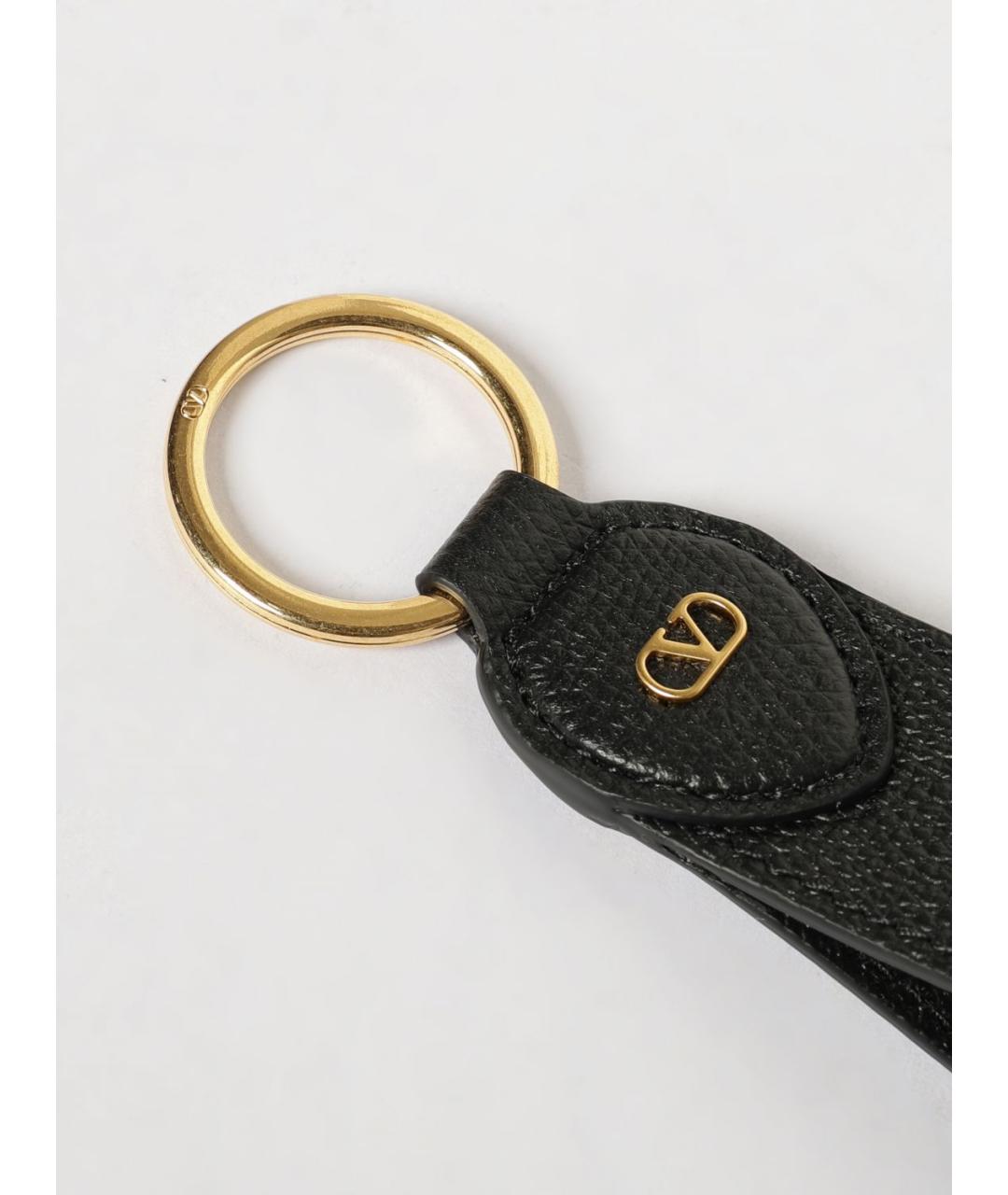 VALENTINO Черный брелок, фото 2