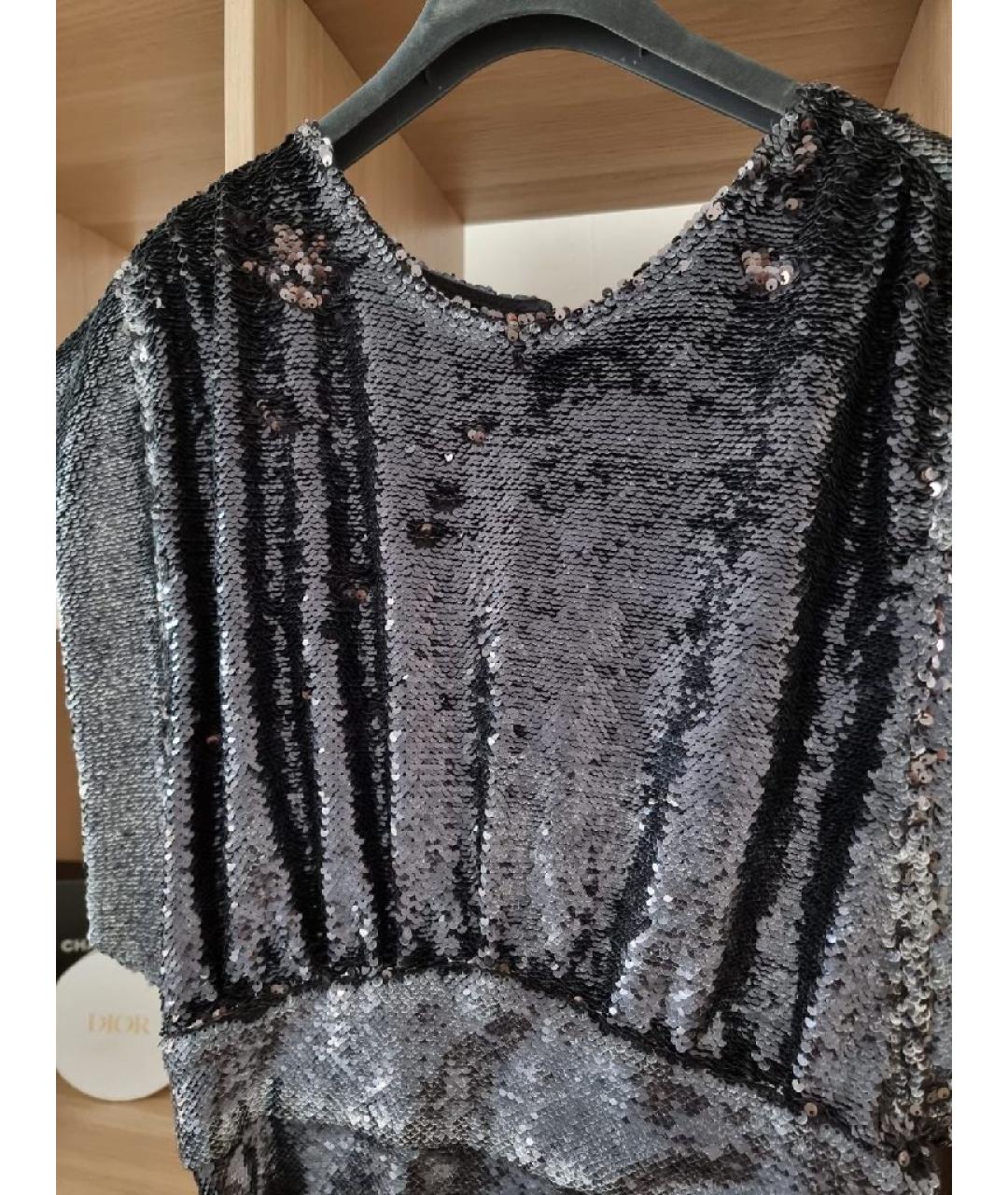 IRO Серебряное повседневное платье, фото 7