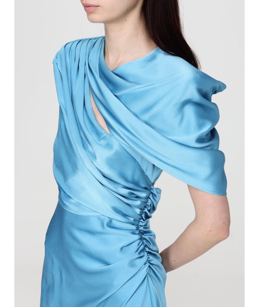 STELLA MCCARTNEY Голубое платье, фото 4