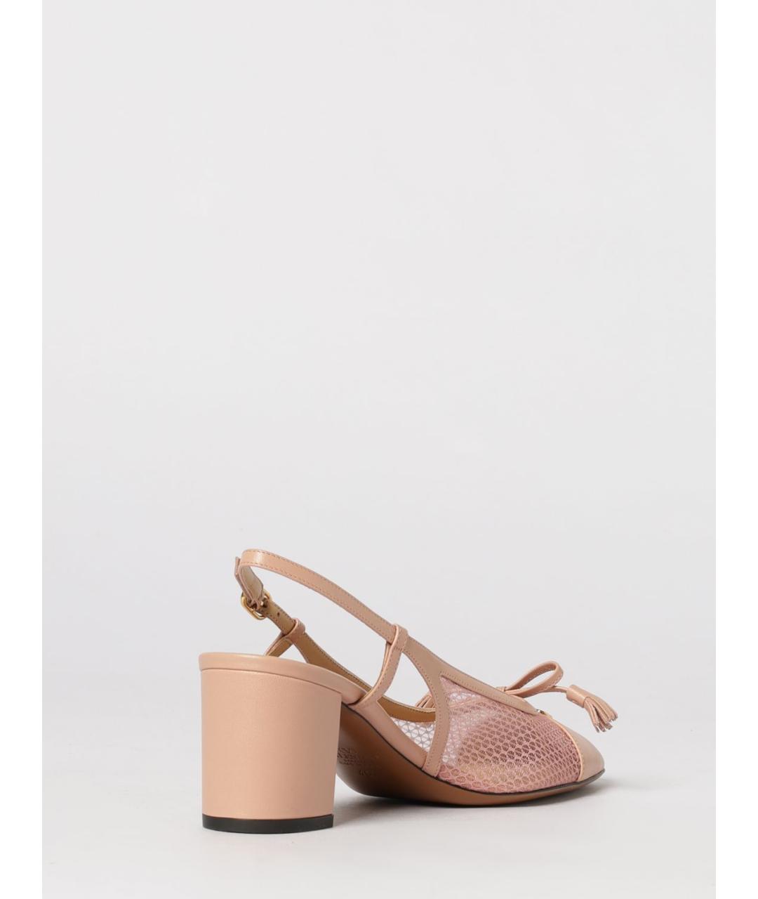 VALENTINO Розовые кожаные туфли, фото 3