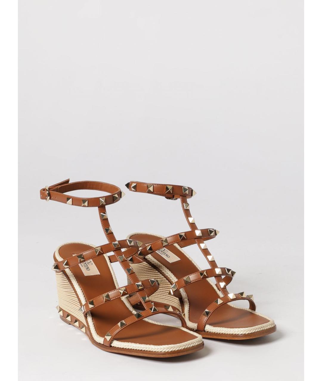 VALENTINO Коричневые босоножки, фото 2