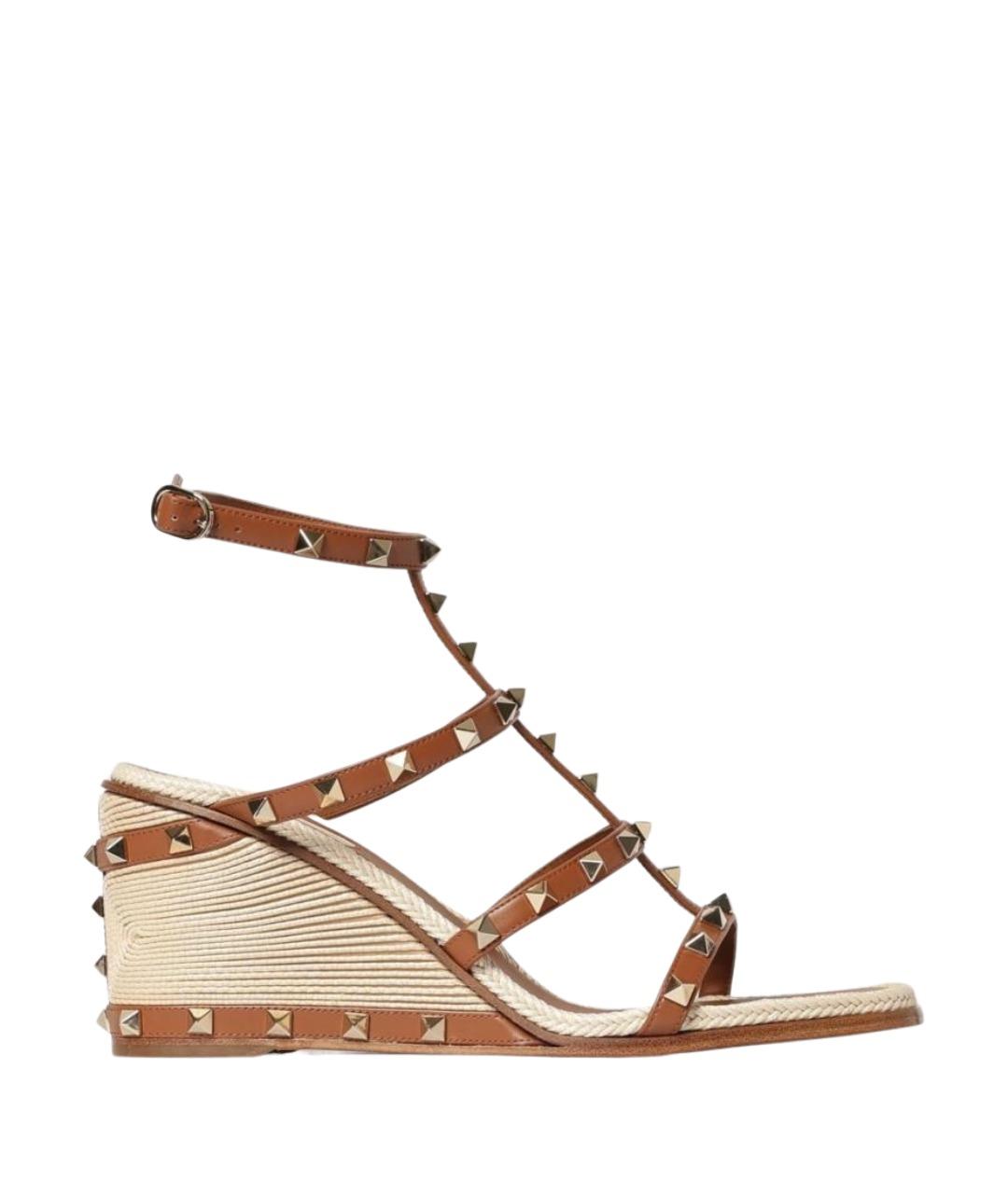 VALENTINO Коричневые босоножки, фото 1