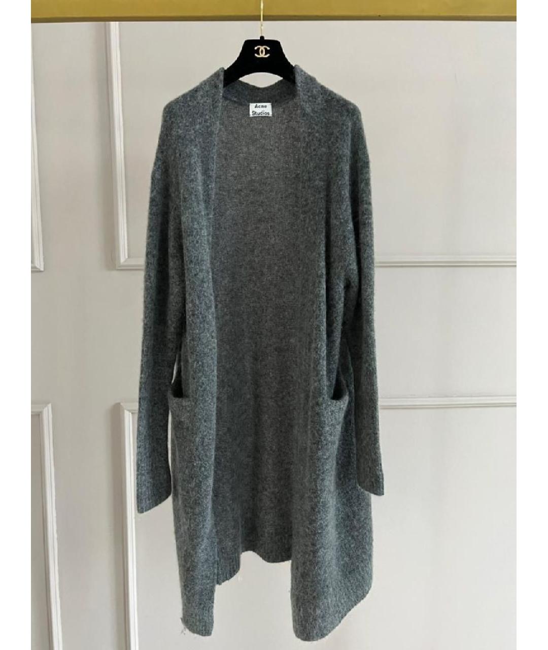 ACNE STUDIOS Серый кардиган, фото 6