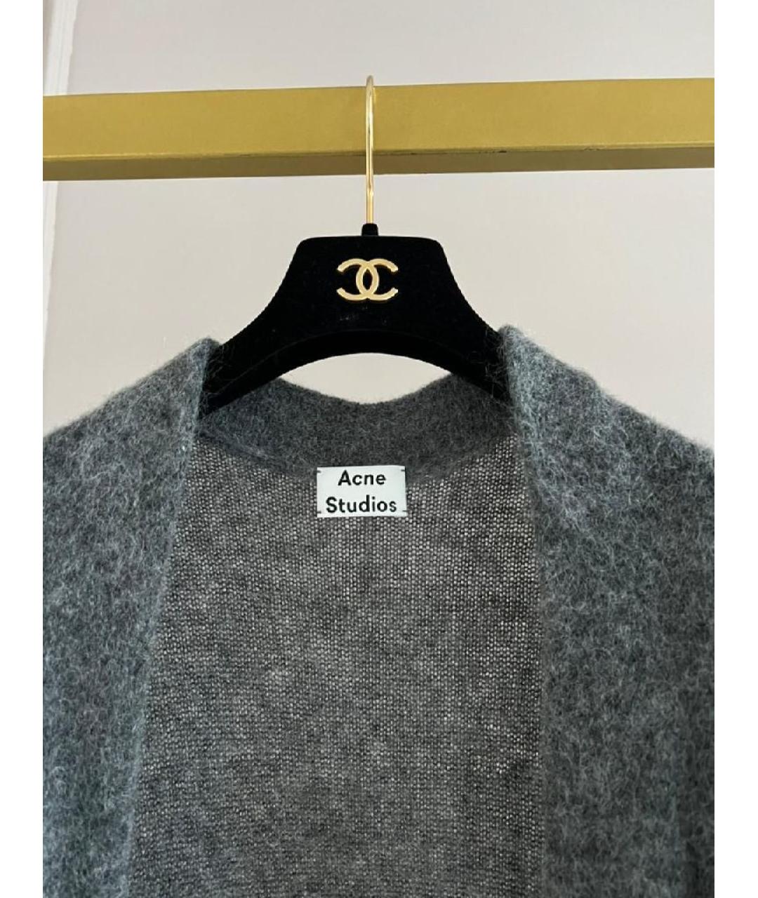 ACNE STUDIOS Серый кардиган, фото 3