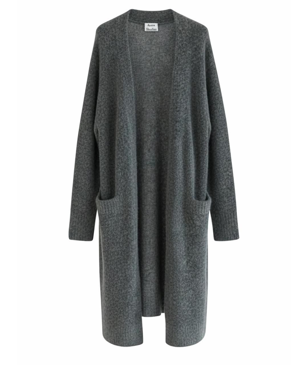 ACNE STUDIOS Серый кардиган, фото 1