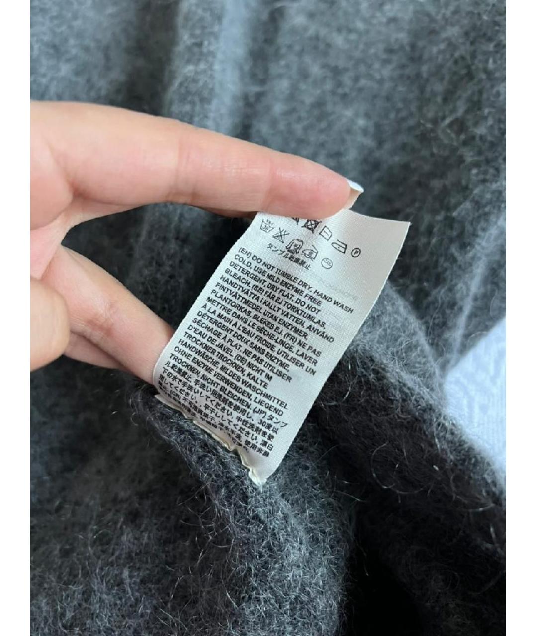 ACNE STUDIOS Серый кардиган, фото 5