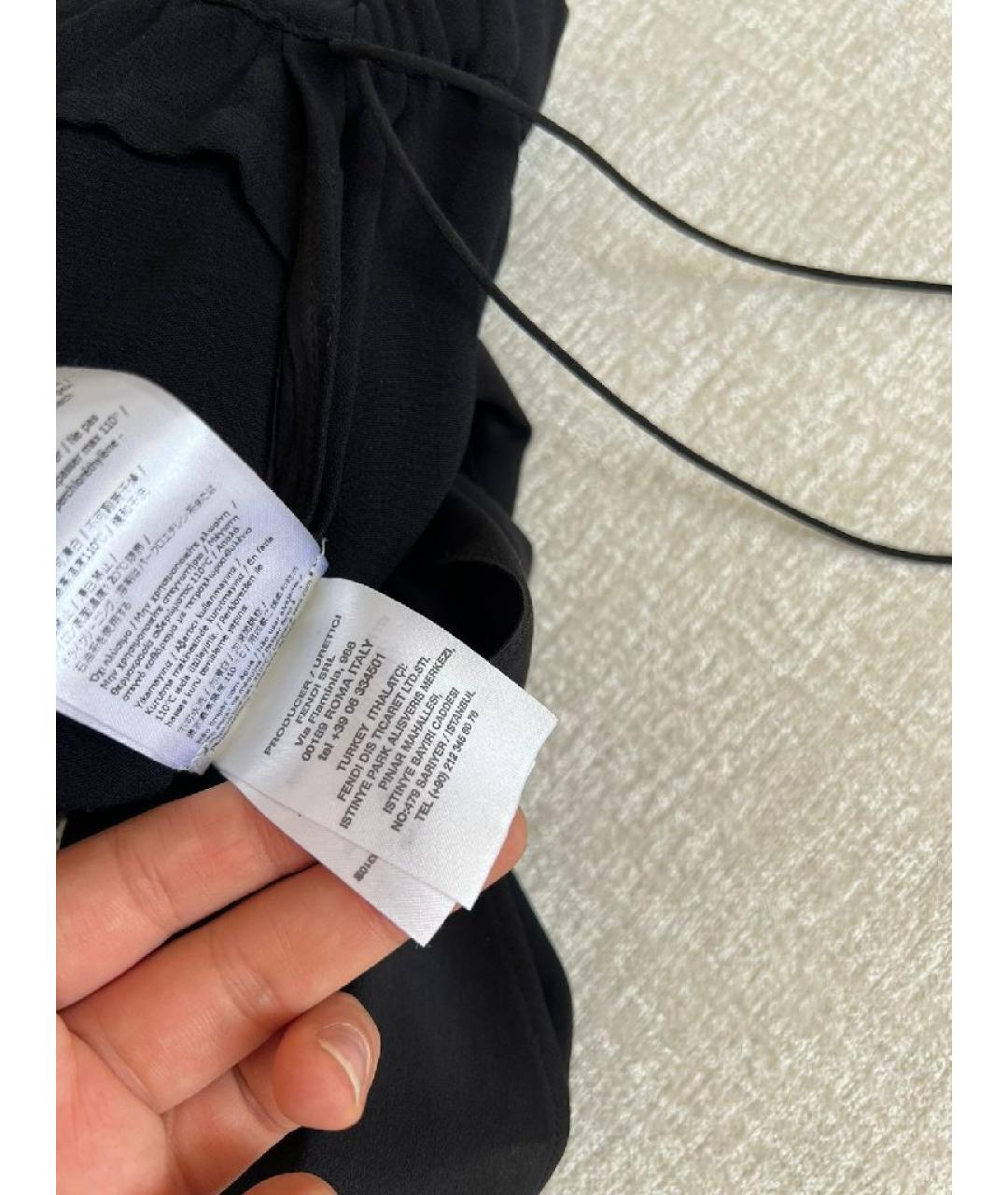 FENDI Черное повседневное платье, фото 8