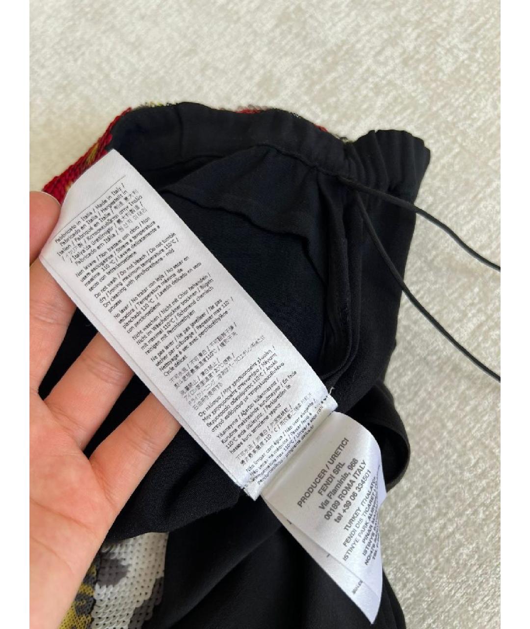 FENDI Черное повседневное платье, фото 6
