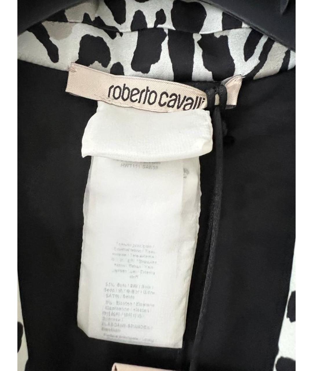 ROBERTO CAVALLI Черное повседневное платье, фото 3