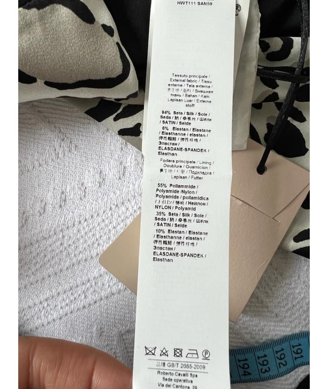 ROBERTO CAVALLI Черное повседневное платье, фото 6