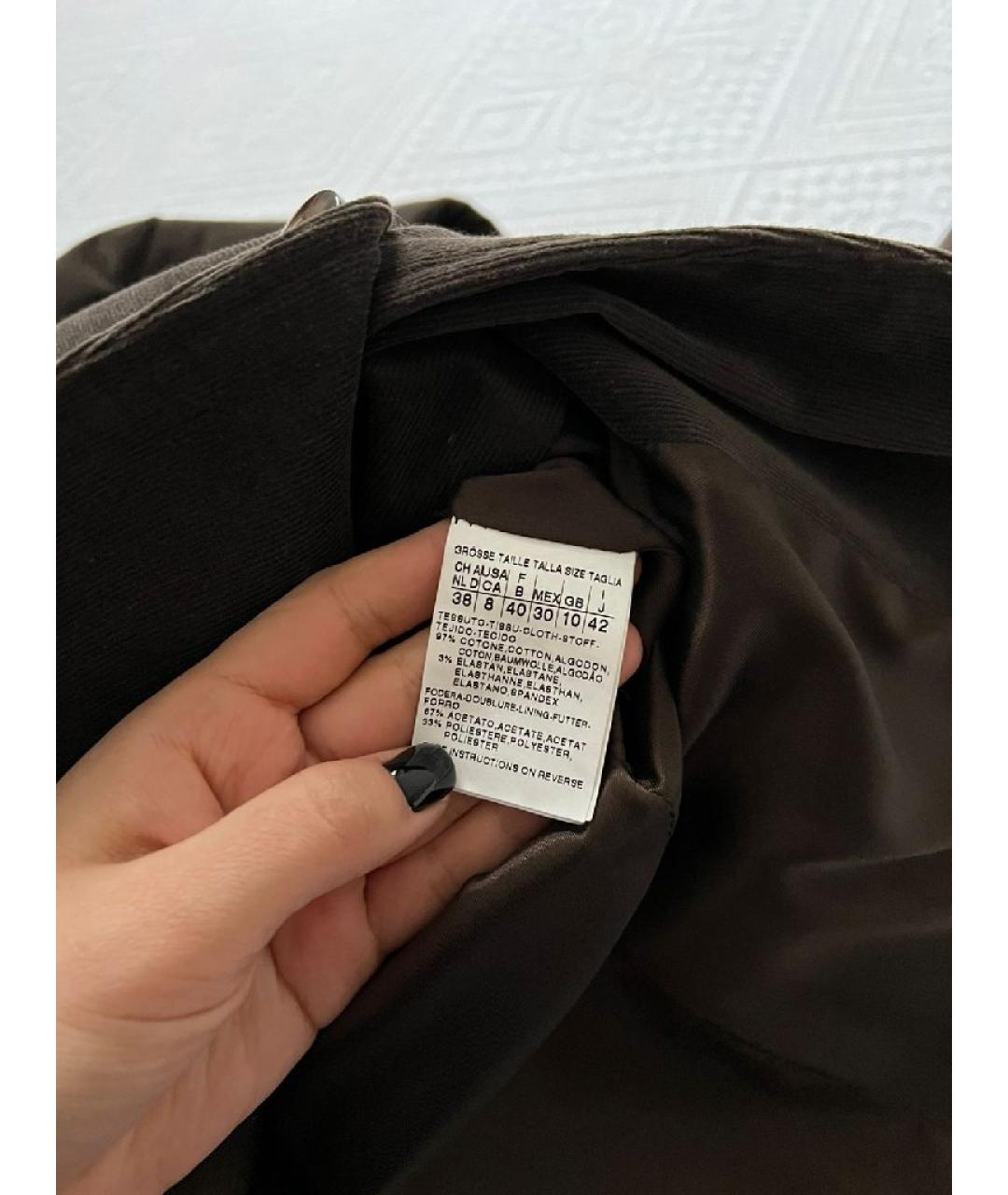 WEEKEND MAX MARA Коричневый жакет/пиджак, фото 5