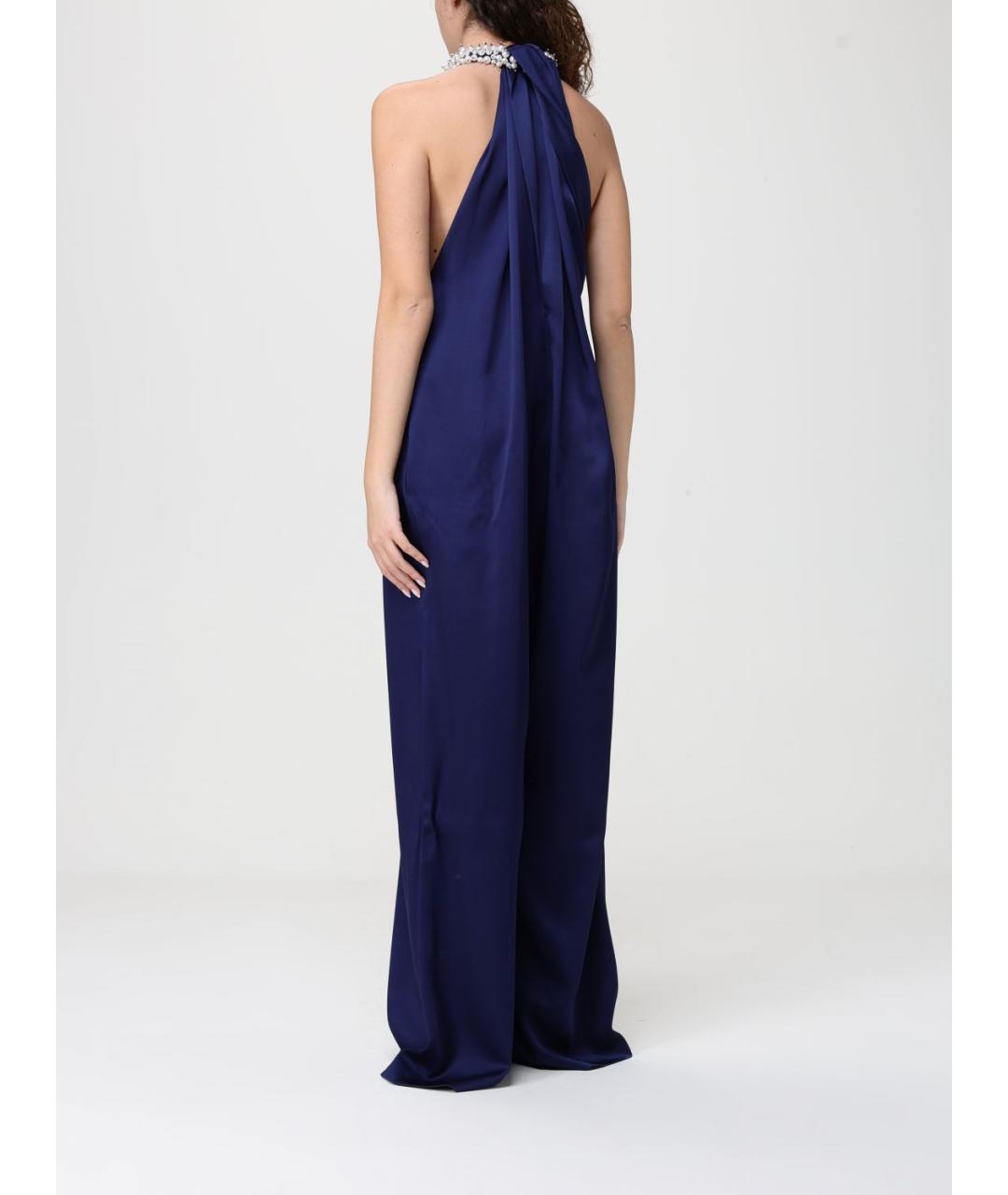 STELLA MCCARTNEY Синее полиэстеровое вечернее платье, фото 2
