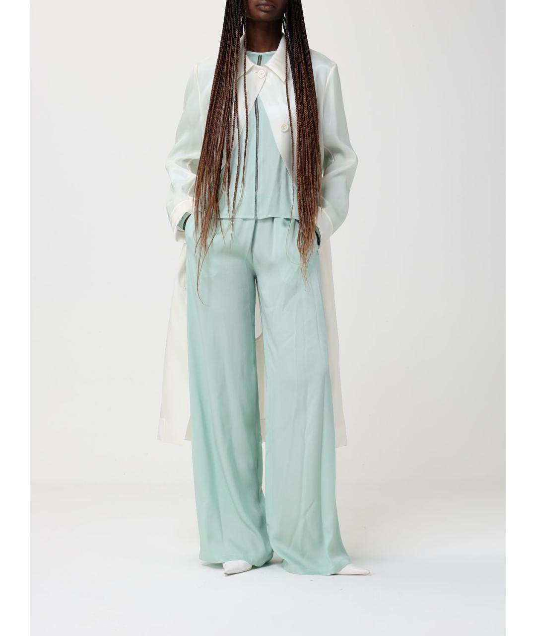 FABIANA FILIPPI Зеленая вискозная блузы, фото 2