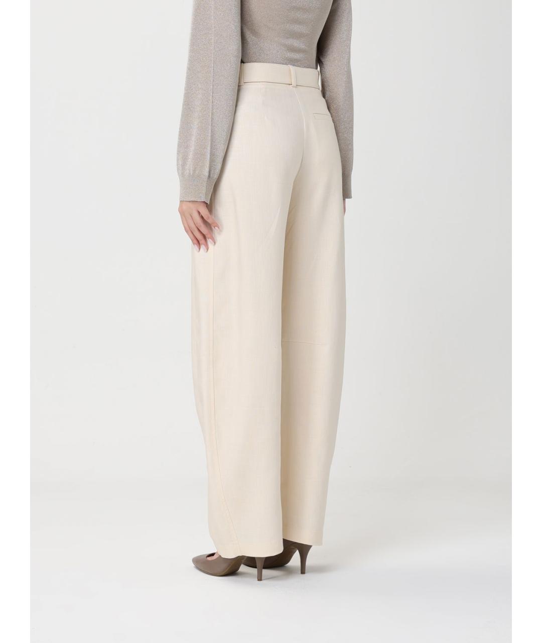 PINKO Белые прямые брюки, фото 2