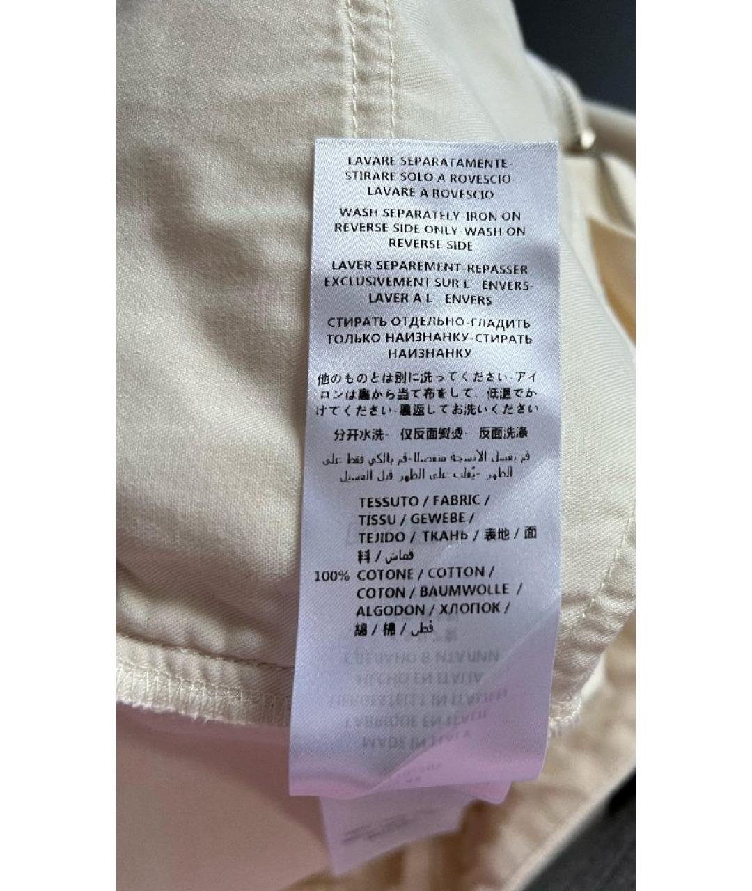 ALEXANDER MCQUEEN Белые брюки широкие, фото 7