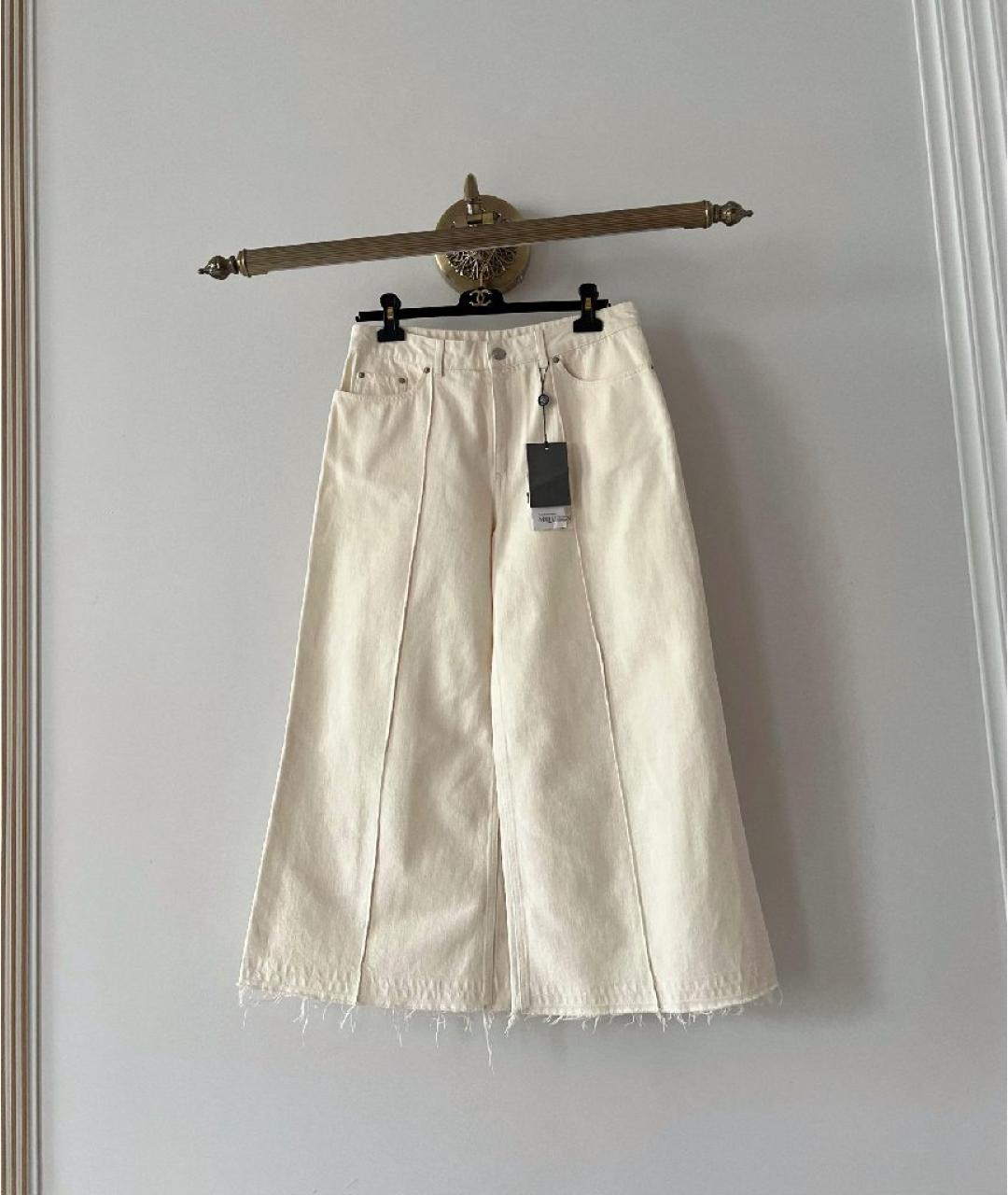 ALEXANDER MCQUEEN Белые брюки широкие, фото 9