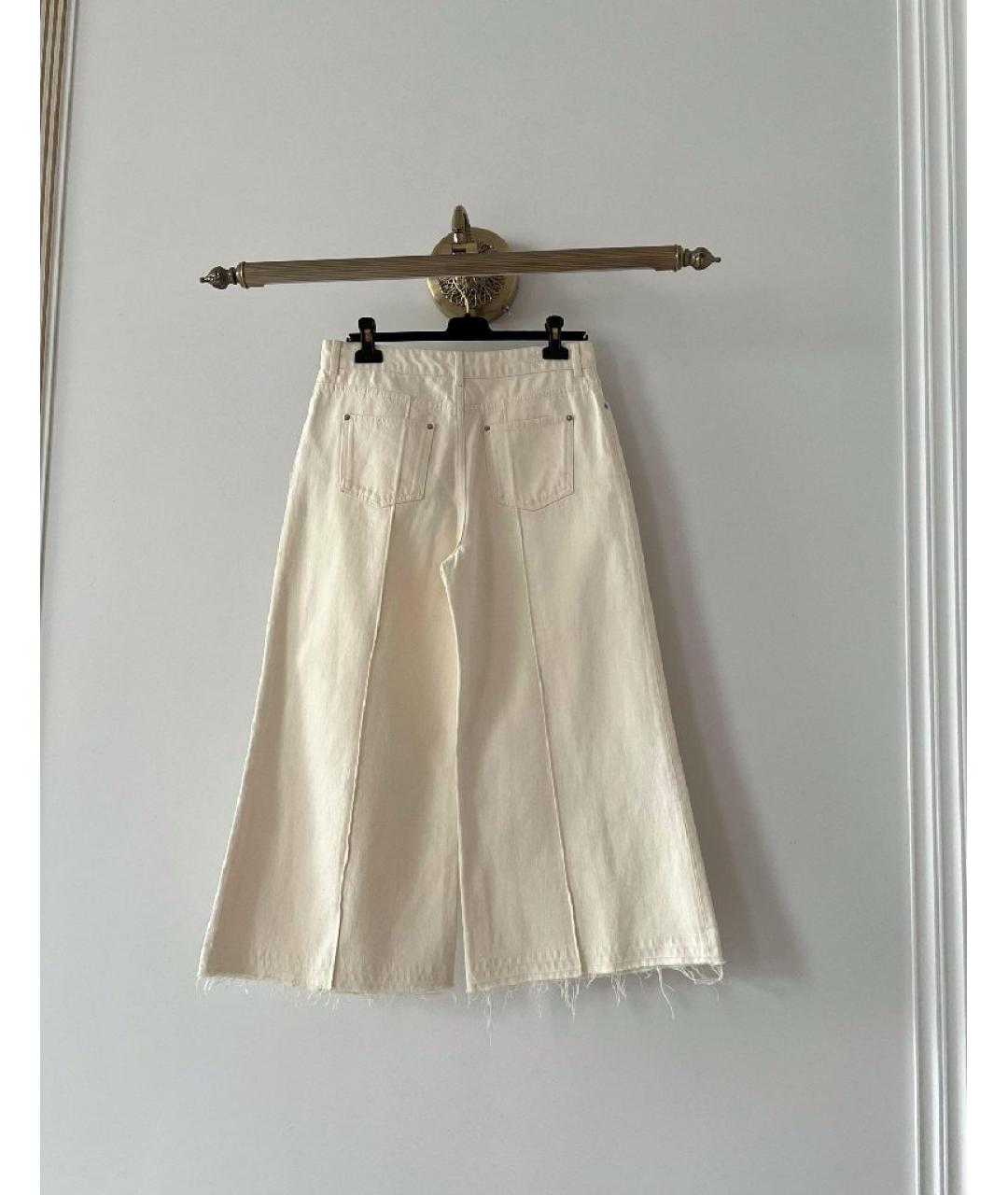 ALEXANDER MCQUEEN Белые брюки широкие, фото 2