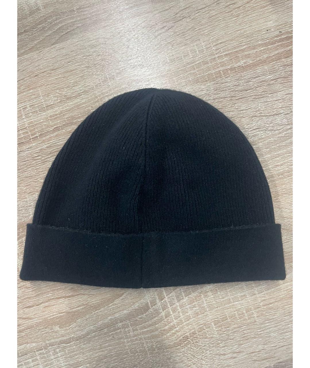 OFF-WHITE Черная шерстяная шапка, фото 2