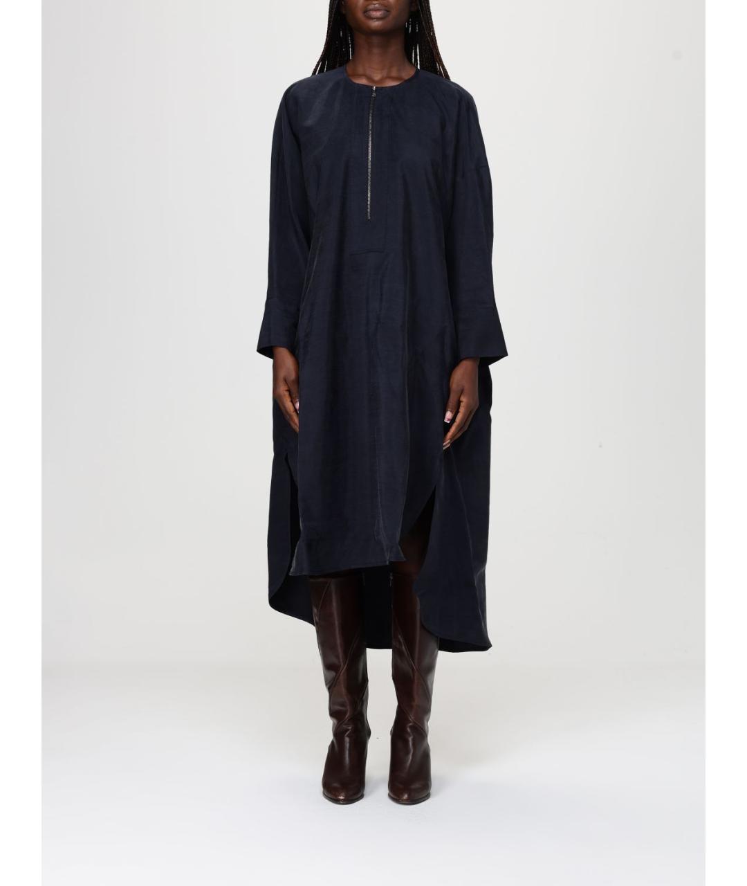 FABIANA FILIPPI Синее повседневное платье, фото 4