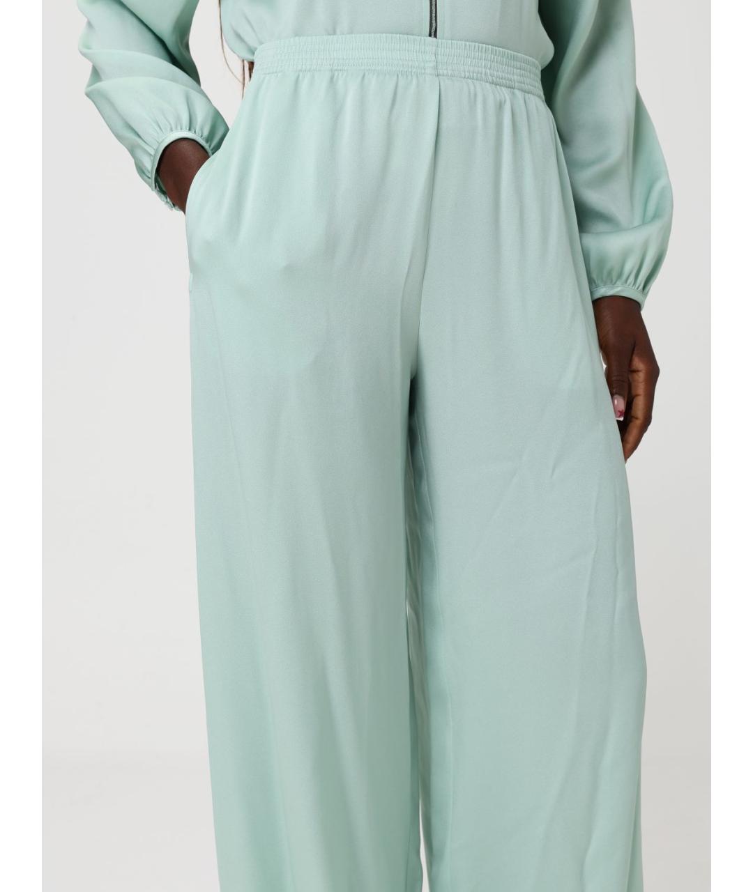 FABIANA FILIPPI Салатовые прямые брюки, фото 4