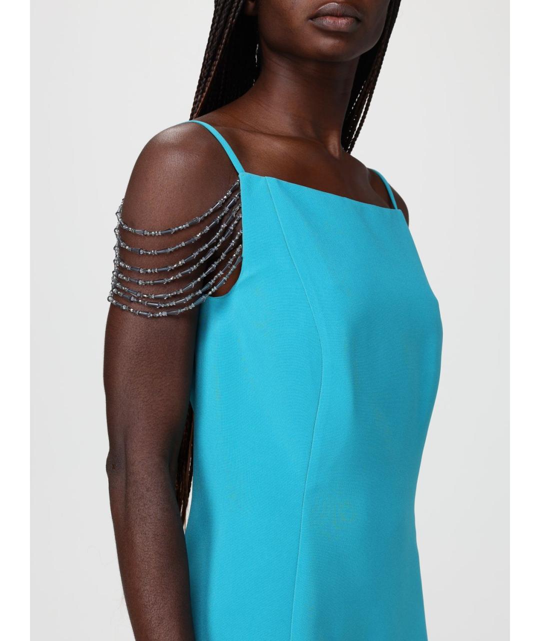 PINKO Голубое платье, фото 3