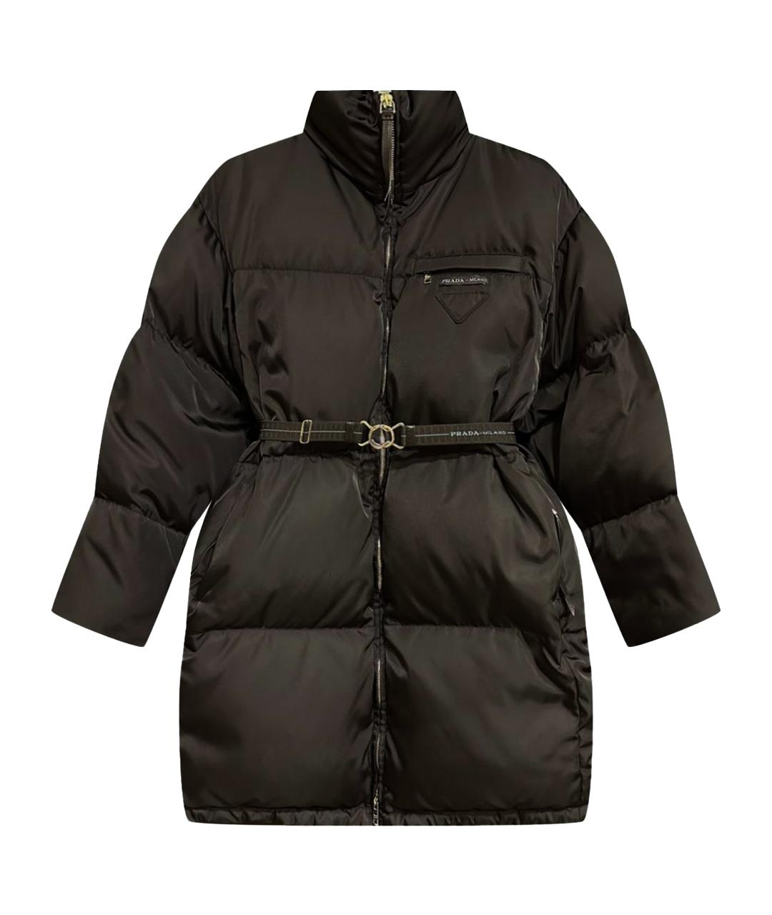 PRADA Черный пуховик, фото 1