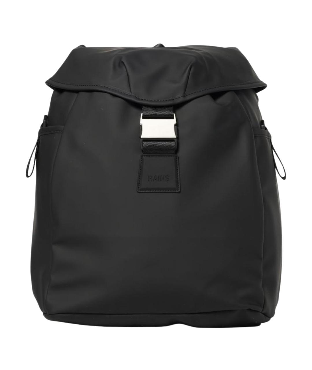 RAINS Черный тканевый рюкзак, фото 1
