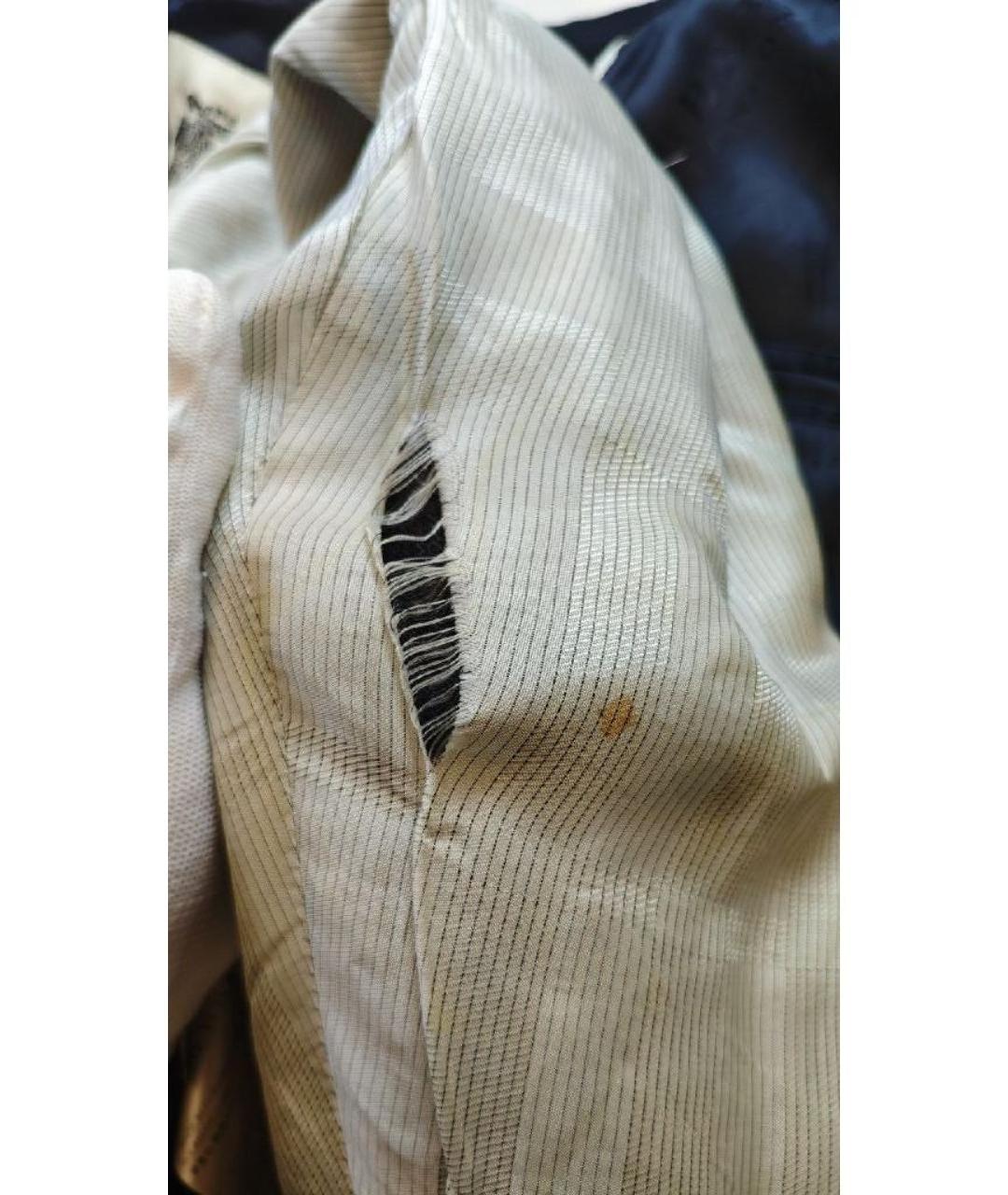 BURBERRY Антрацитовый шерстяной тренч / плащ, фото 8