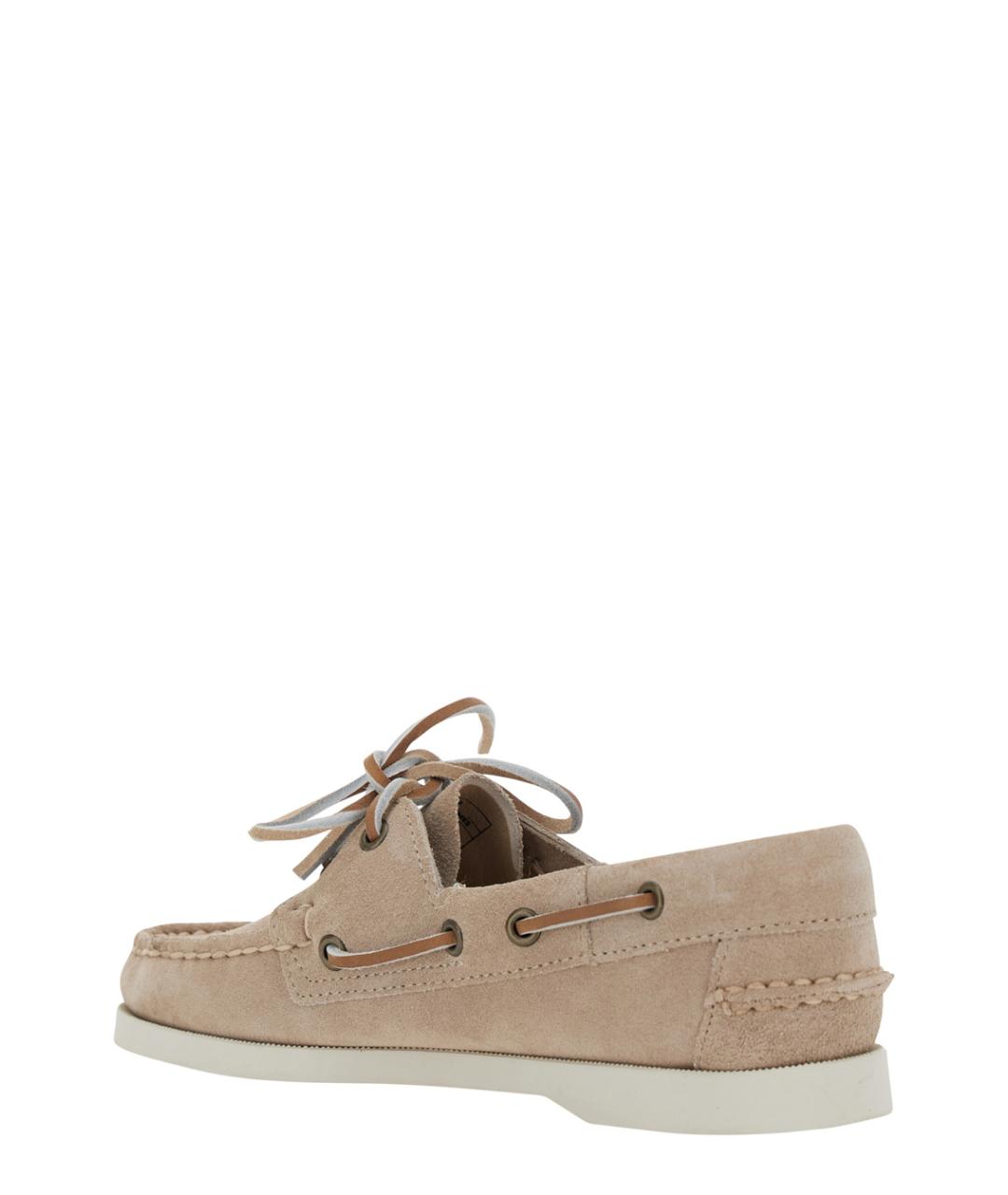 SEBAGO Бежевые замшевые лоферы, фото 3